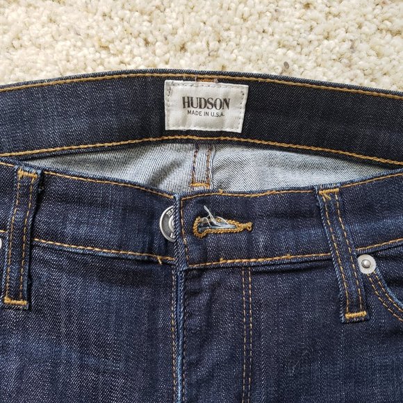 Dark Wash Hudson Jeans - Nico Super Skinny Midrise - Picture 5 of 9